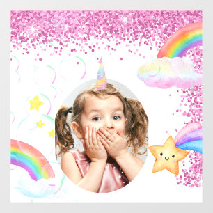 Magical Party Photo Window Cling