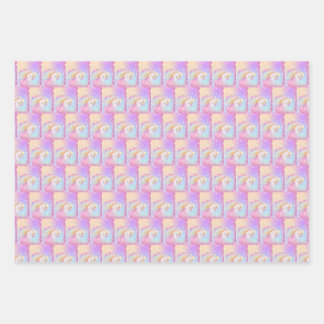 Magical Party Wrapping Paper Flat Sheet Set of 3