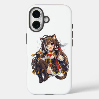 Magical Pastel Anime Girl – Cute Fantasy Design iPhone 16 Case