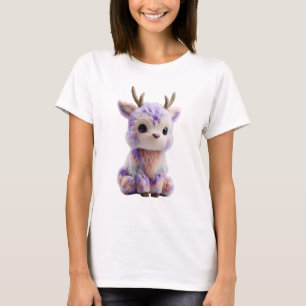 Magical Pastel Fantasy Forest Fawn Women T-Shirt