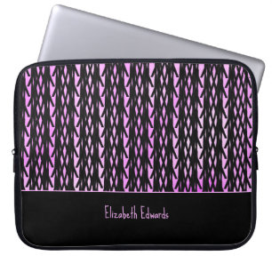 Magical Pattern-pink, white and black Laptop Sleeve