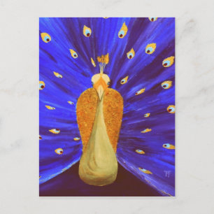 Magical Peacock Postcard