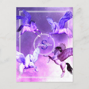Magical Pegasus Universe. Postcard