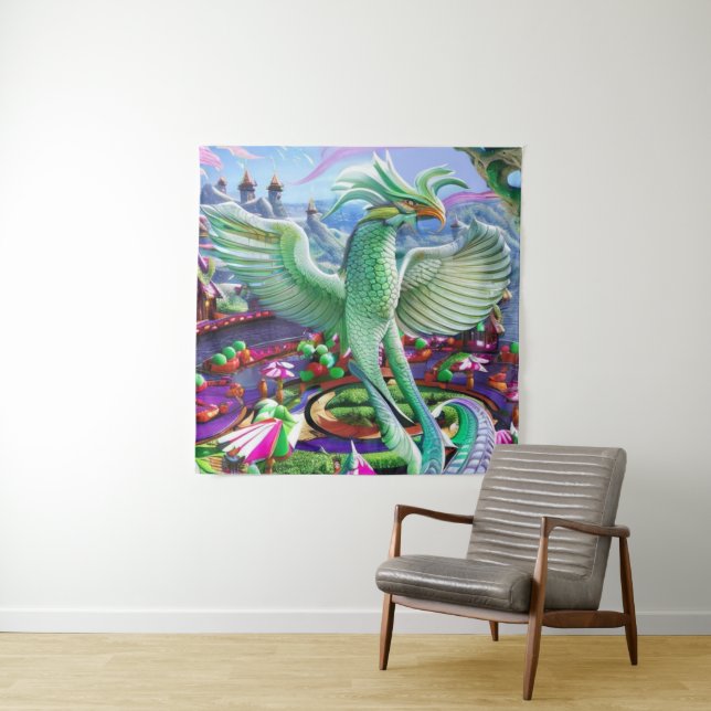 Magical Phoenix Tapestry (In Situ)