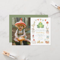 Magical Photo Enchanted Frog First Birthday