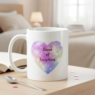 Magical Pink Heart Pattern Mug
