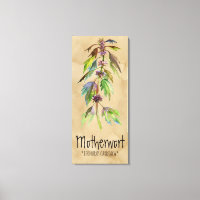 Magical Plants Motherwort 18.30'' x 41.73'' Canvas