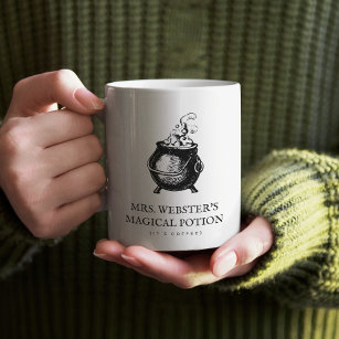 Magical potion funny Halloween witch cauldron Coffee Mug