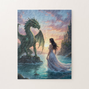 Magical Princess & Dragon puzzle