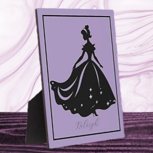 Magical Princess Sillouette Personalised Print Plaque