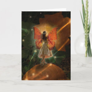 Magical Pumpkin Fairy Card