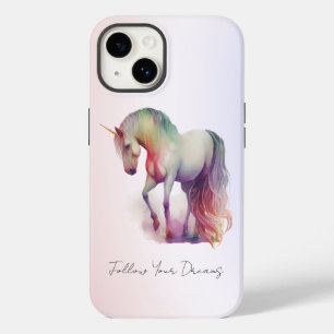 Magical Purple Blush Ombre Unicorn Case-Mate iPhone 14 Case