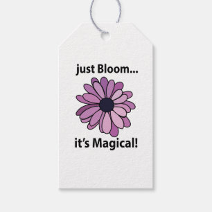 Magical Purple Flower Just Bloom Its Magical  Gift Tags