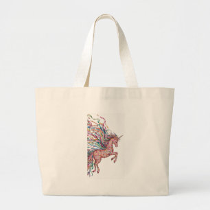 Magical Rainbow Unicorn – Artistic Tote Bag