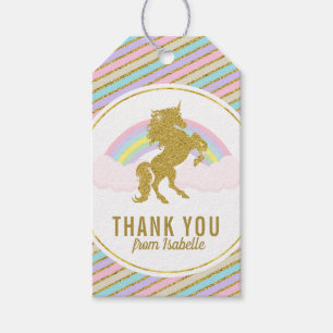 Magical Rainbow Unicorn Gift Hang Tag
