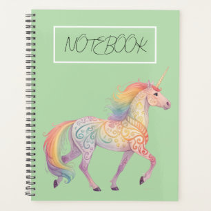 Magical Rainbow Unicorn Personalised Planner