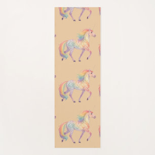 Magical Rainbow Unicorn Personalised Yoga Mat