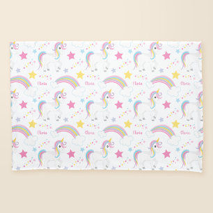 Magical Rainbow Unicorn Personalized Pillowcase