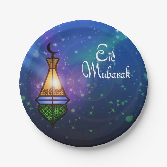 Magical Ramadan Lantern - Paper Plate (Front)