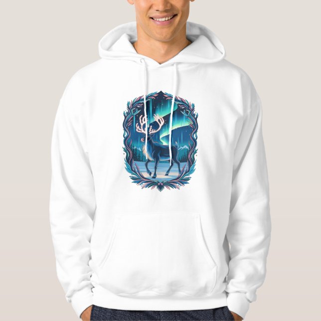 Magical Reindeer Glow Hoodie (Front)