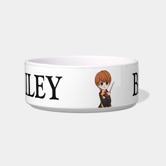 Magical Ron Weasley Watercolor Bowl (Front)