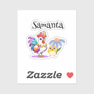 Magical Rooster Sticker Sheet