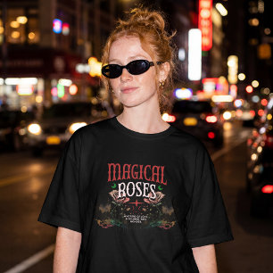 Magical Roses Gothic Floral Tri-Blend Shirt