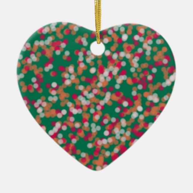 magical sand and star with random colour ceramic tree decoration (Front)