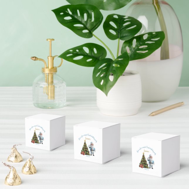 Magical Santa Birthday Invitation  Favour Box (Multiple)