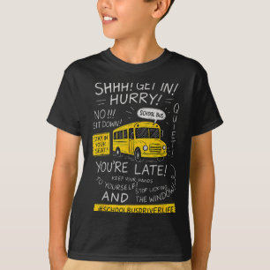 Magical School Bus Driver Last Day Of School Bus D T-Shirt