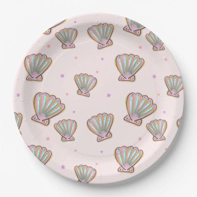 Magical Shell-e-bration Paper Plates (Front)