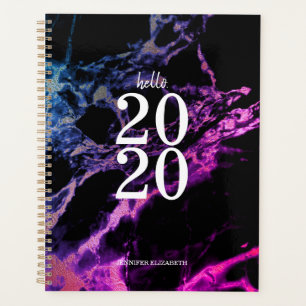 Magical Shine Purple Hello 2020 Cute Planner