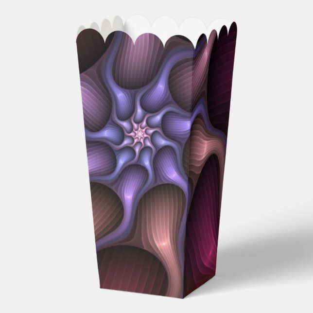 Magical Shiny Abstract Striped Colourful Fractal Favour Box (Front)