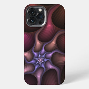Magical Shiny Abstract Striped Colourful Fractal iPhone 13 Pro Max Case