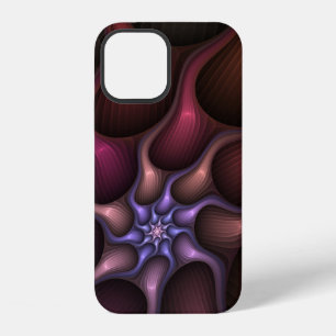 Magical Shiny Abstract Striped Colourful Fractal iPhone 12 Case