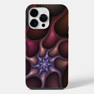 Magical Shiny Abstract Striped Colourful Fractal iPhone 14 Pro Max Case