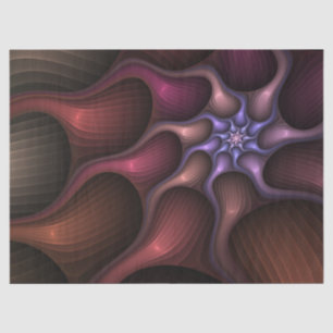 Magical Shiny Abstract Striped Colourful Fractal Tissue Paper