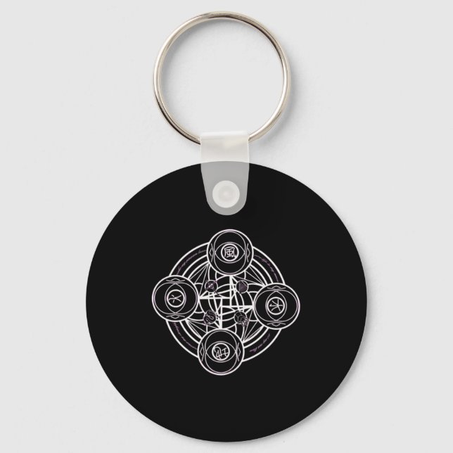 Magical Sigil (seal) Sticker18  Key Ring (Front)
