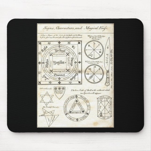 Magical Signs Mouse Pad (Front)