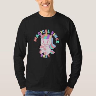 Magical Since 2021 Unicorn 1st Birthday T-Shirt