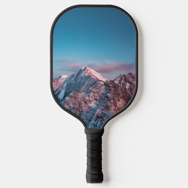 Magical sky above mountain Storžič, Slovenia Pickleball Paddle (Front)