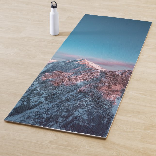 Magical sky above mountain Storžič, Slovenia Yoga Mat (In Situ)