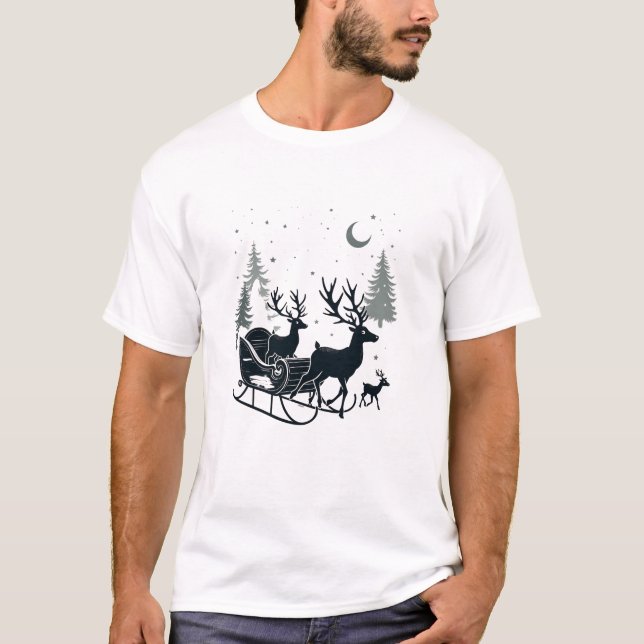 Magical Sleigh Ride Through the Snow T-Shirt (Front)