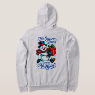 Magical Snowman Christmas Cozy Hoodie Premium gift