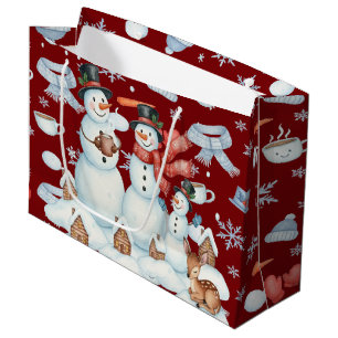 Magical Snowman Frozen Large Gift Bag