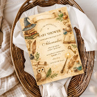 Magical Spellbook Wizard Baby Shower