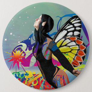 Magical Star 6 Cm Round Badge
