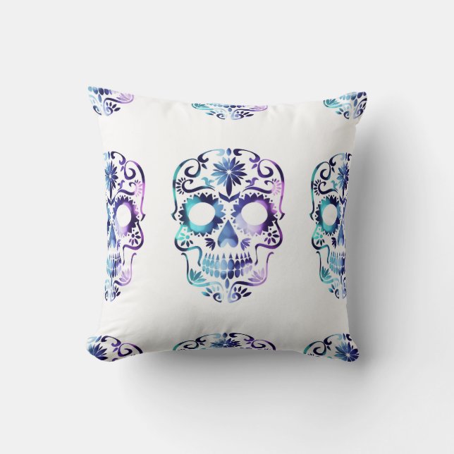MAGICAL SUGAR SKULL DECOR PILLOW (Front)