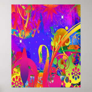 Magical Summer Garden Poster