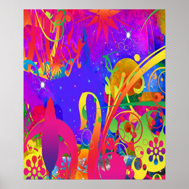 Magical Summer Garden Poster (Front)